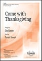 Come with Thanksgiving SATB choral sheet music cover